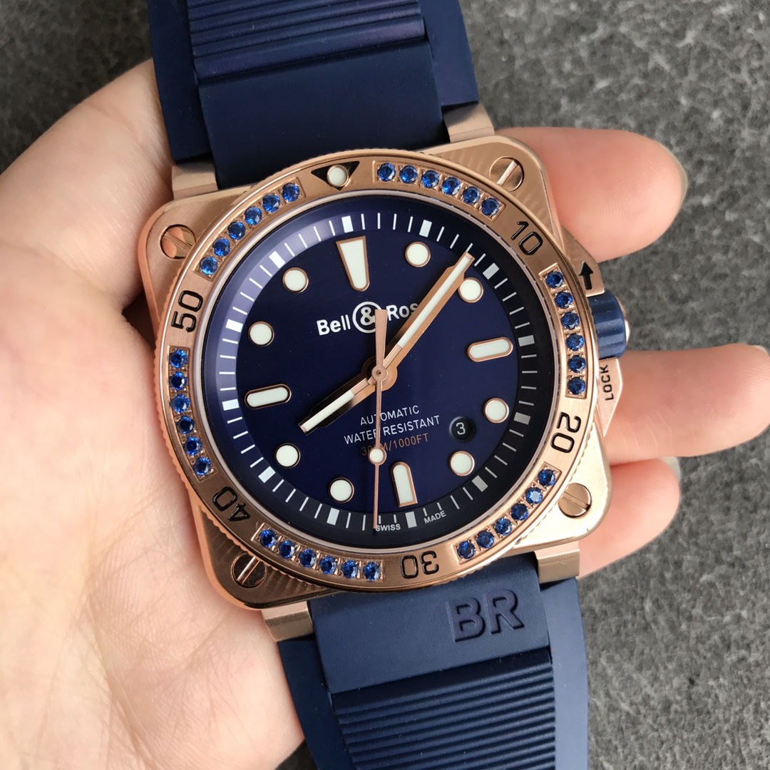 【Super Clone】Bell Ross BR 03 92-D-BL-ST/SRB Blue