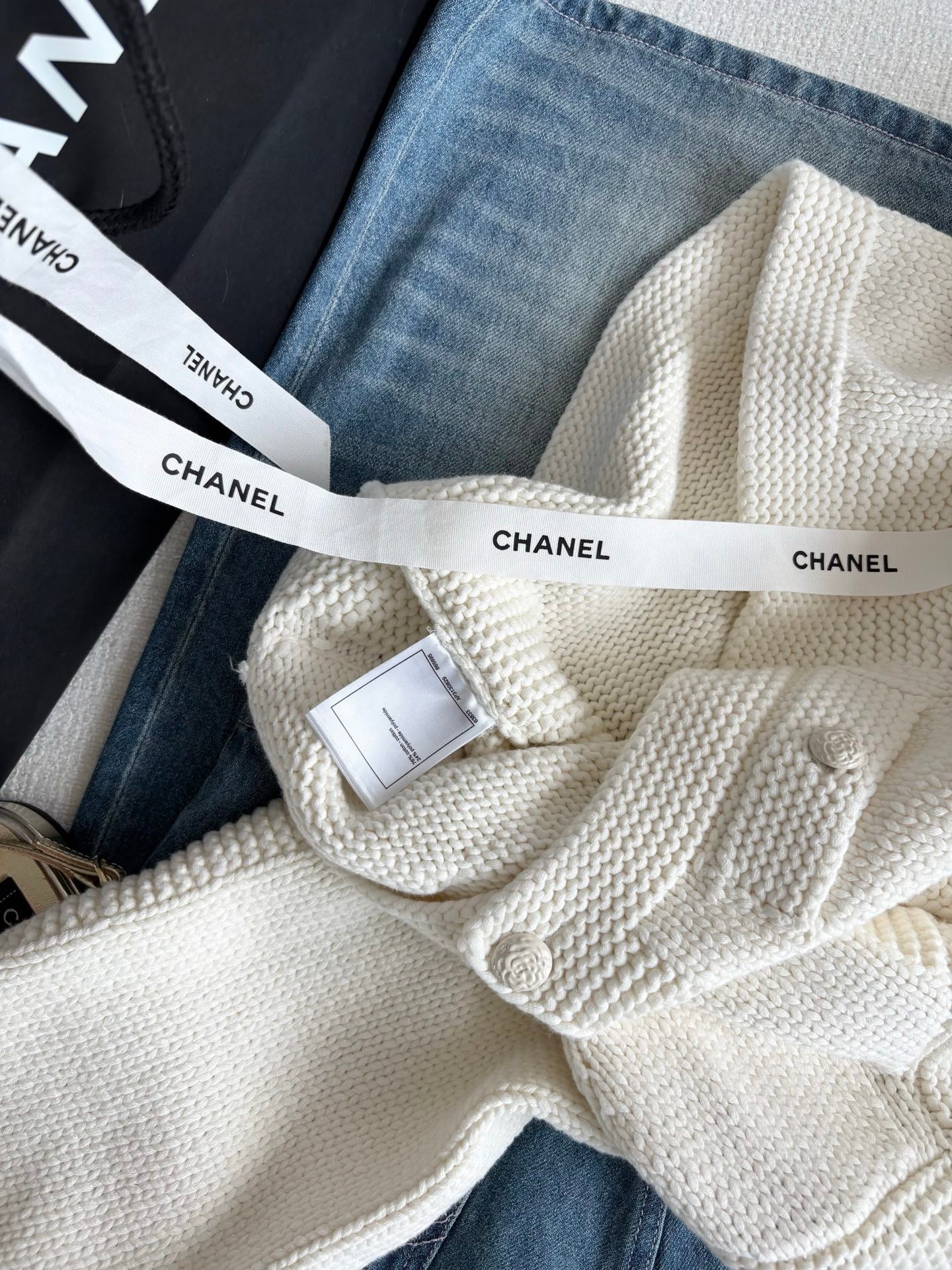 Double-sided floral cardigan