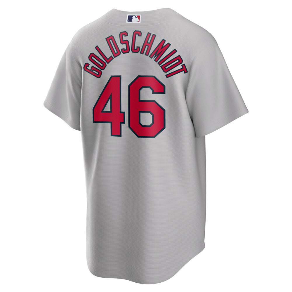 Men's St. Louis Cardinals Paul Goldschmidt Road Player Name Jersey - Gray
