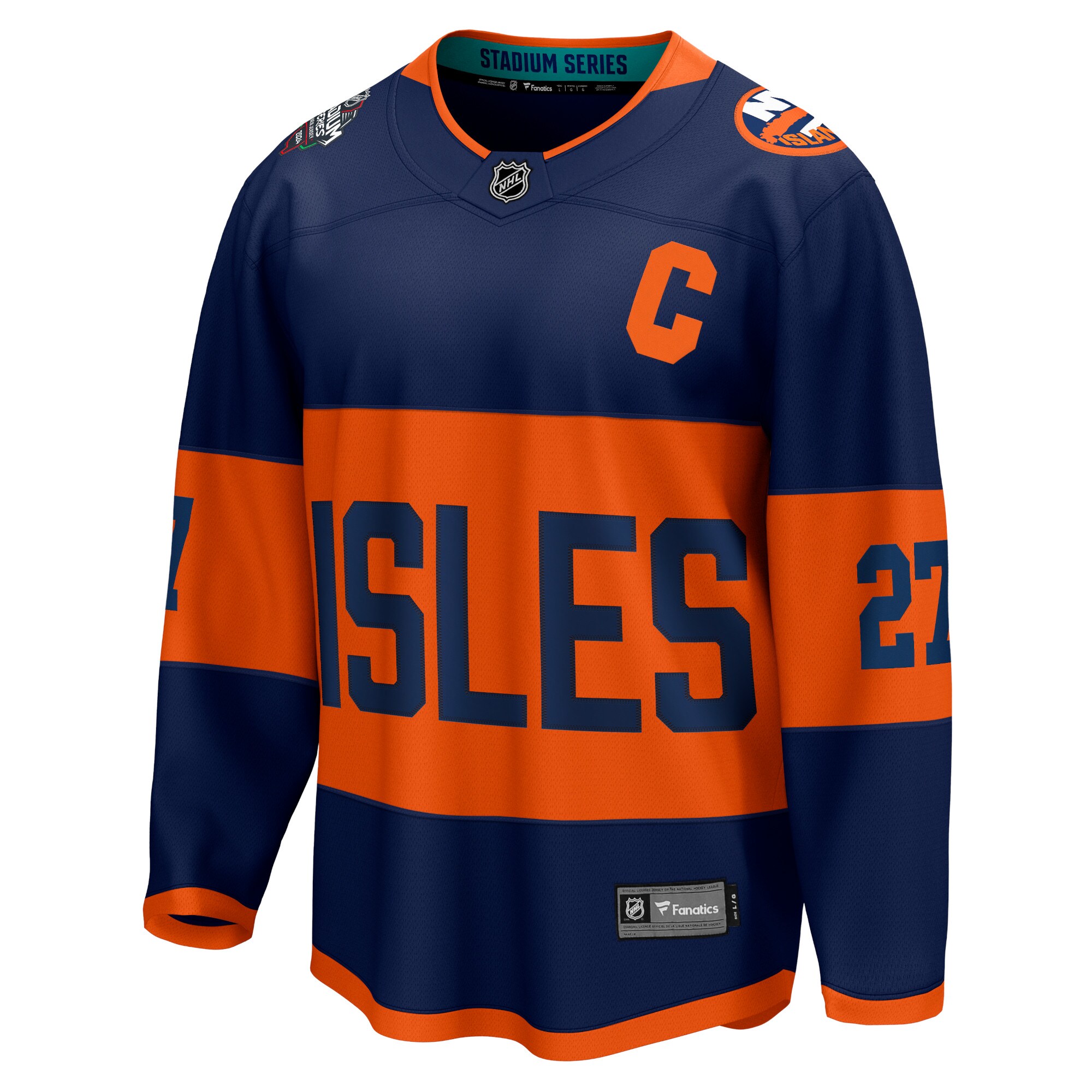 Anders Lee New York Islanders Fanatics 2024 NHL Stadium Series Breakaway   JerseyÂ â€“ Navy