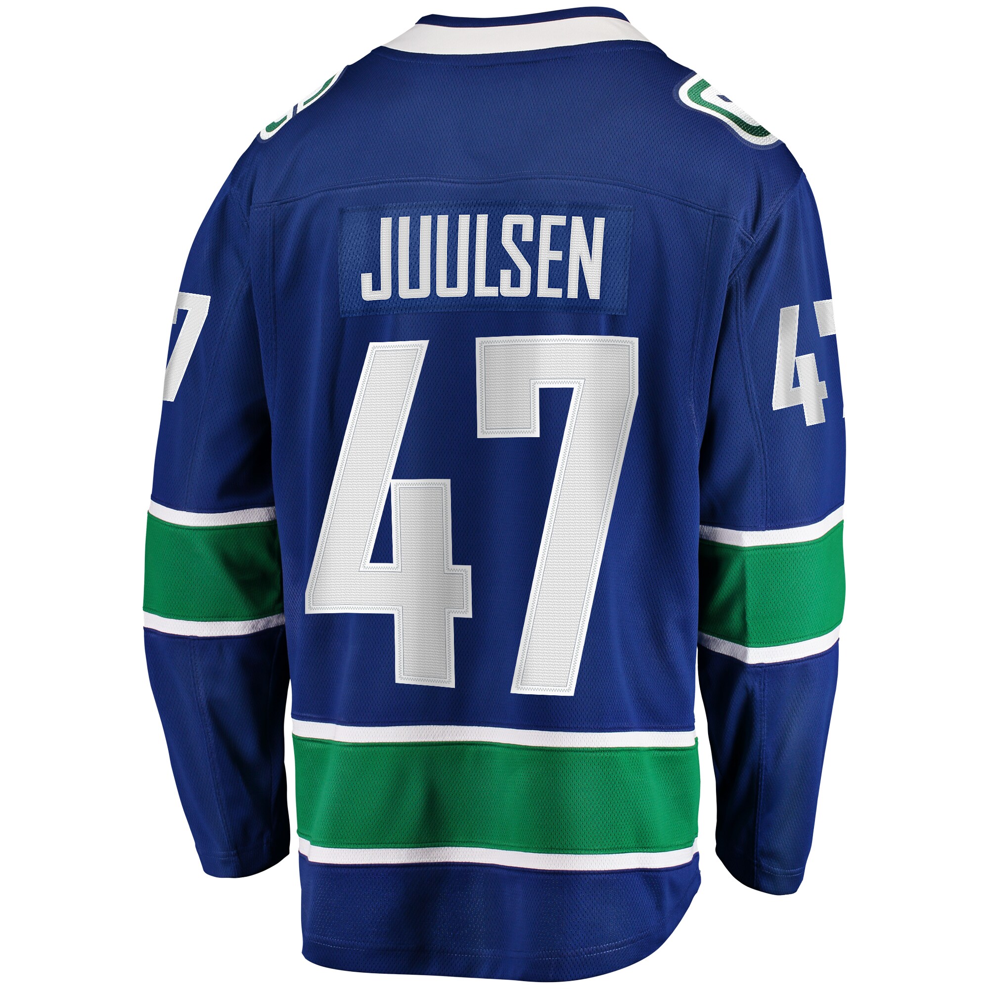 Noah Juulsen Vancouver Canucks Fanatics Home Premier Breakaway   Jersey – Blue