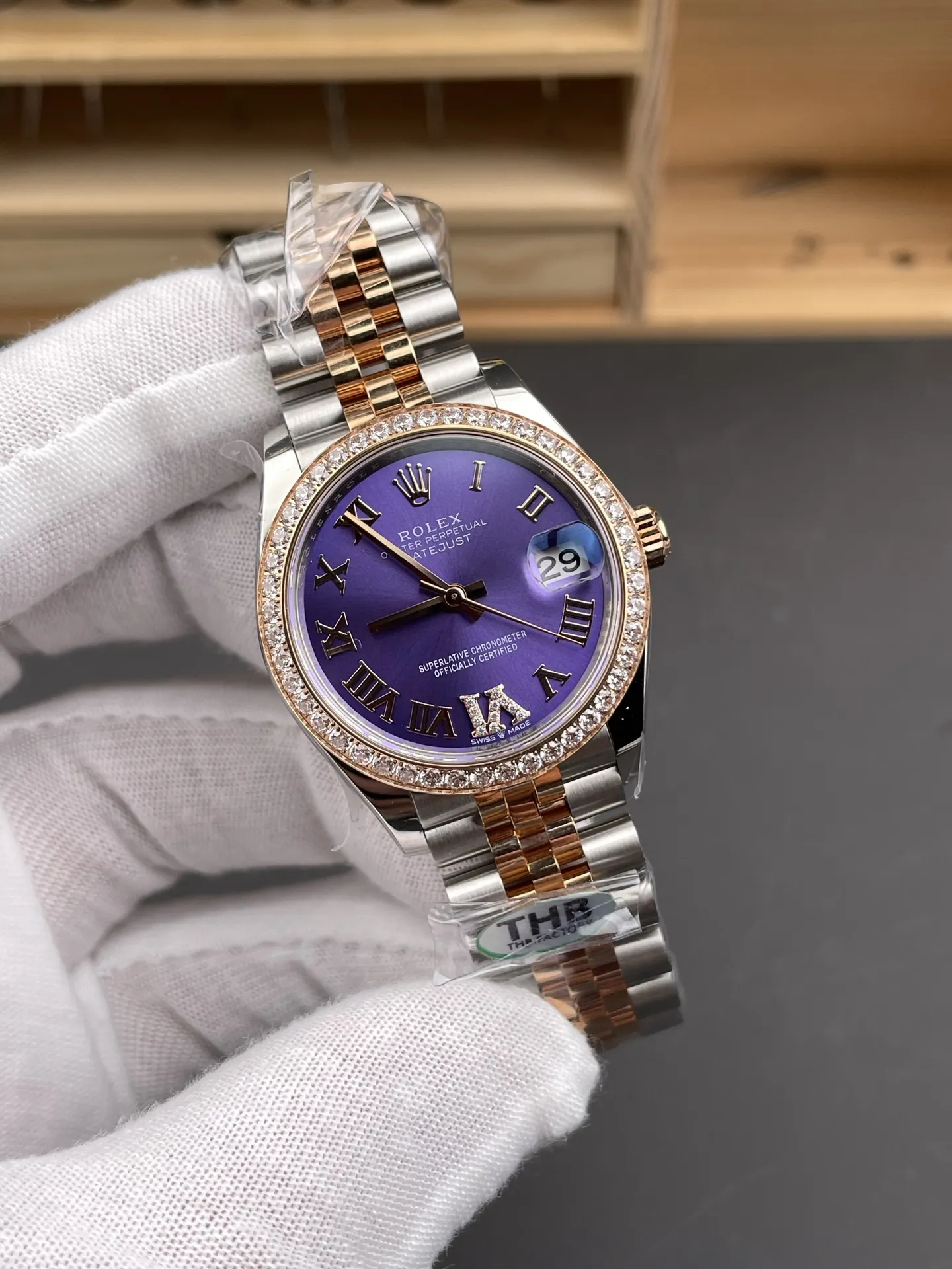 Rolex Datejust Two-Tone Rose Gold Ladies 31mm
