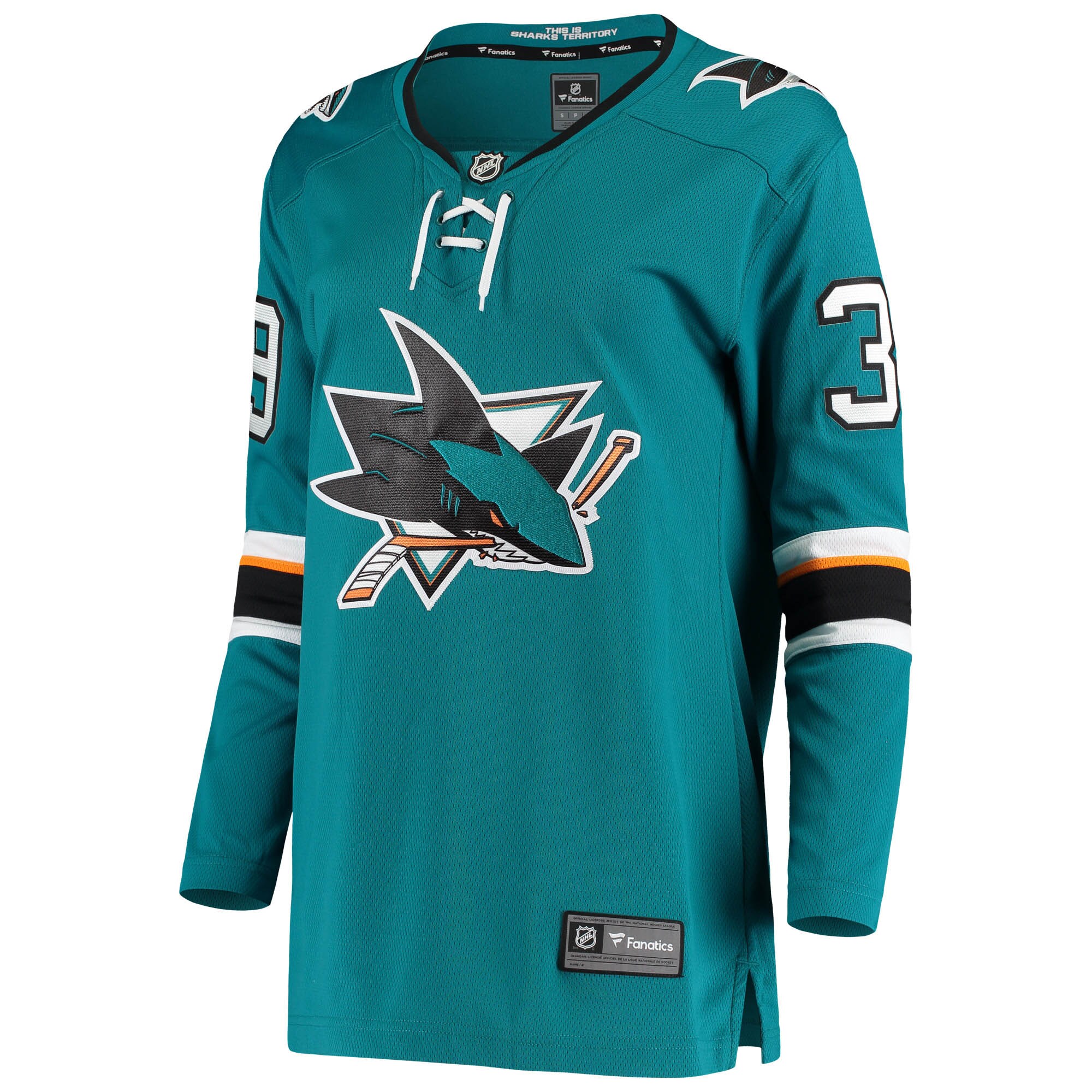 Logan Couture San Jose Sharks Fanatics Women’s Breakaway Home   Jersey – Teal