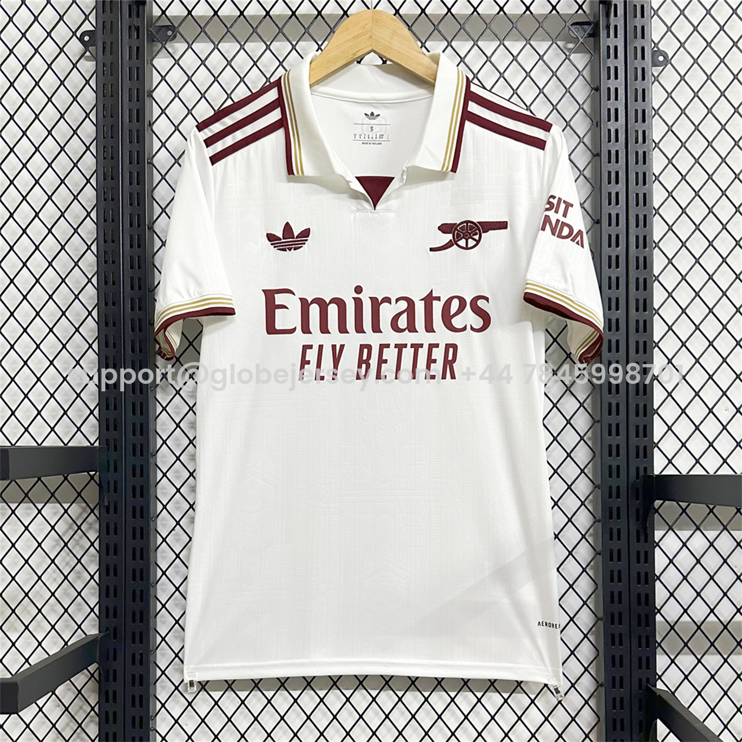 Arsenal 25-26 Third White Jersey - Fans Version