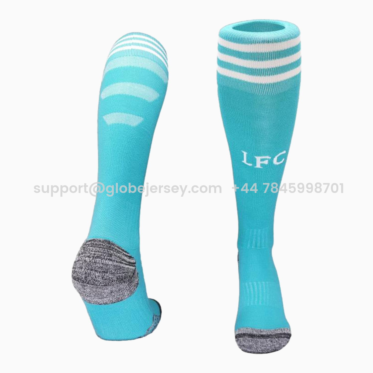 Liver.pool 25-26 Third Socks - Cyan