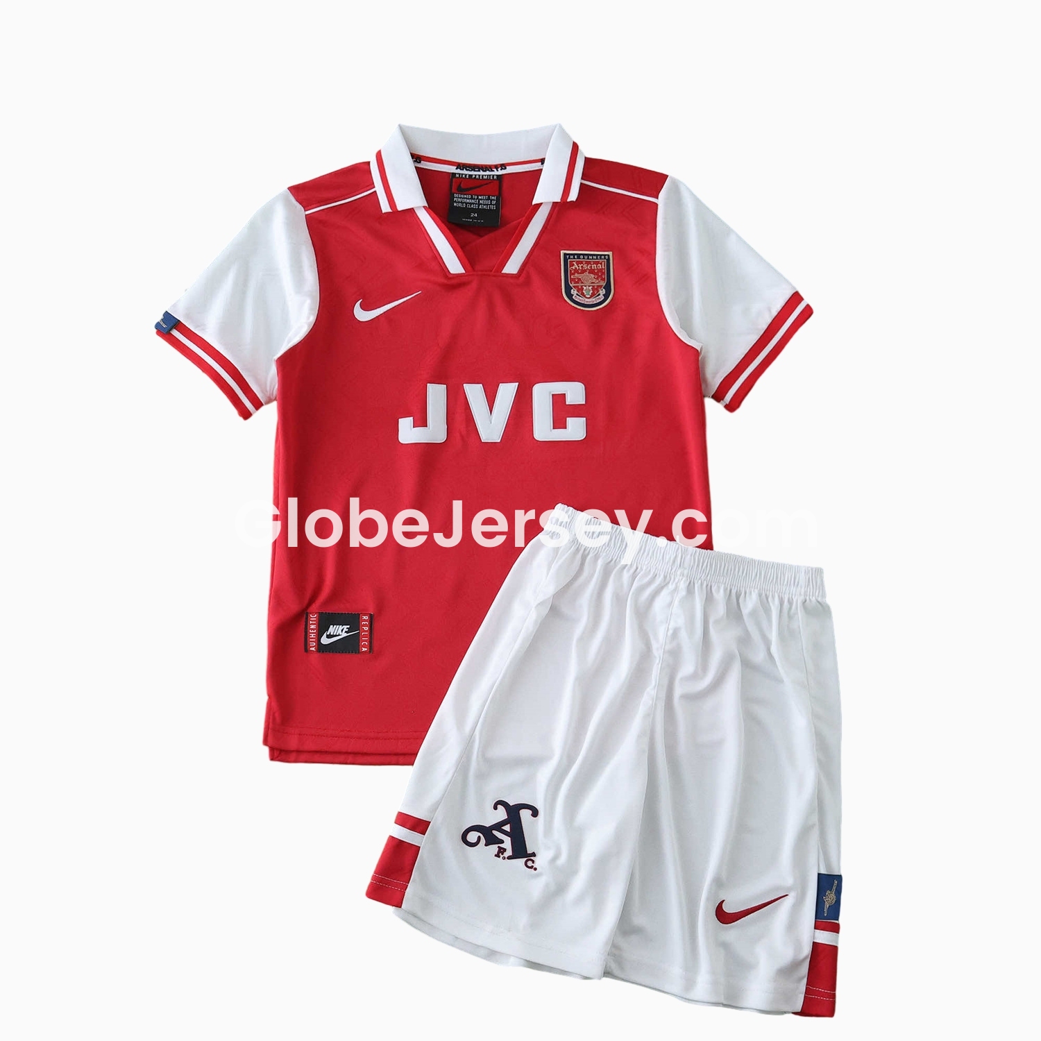 Retro Arsenal 1996-97 Home Kids Kit