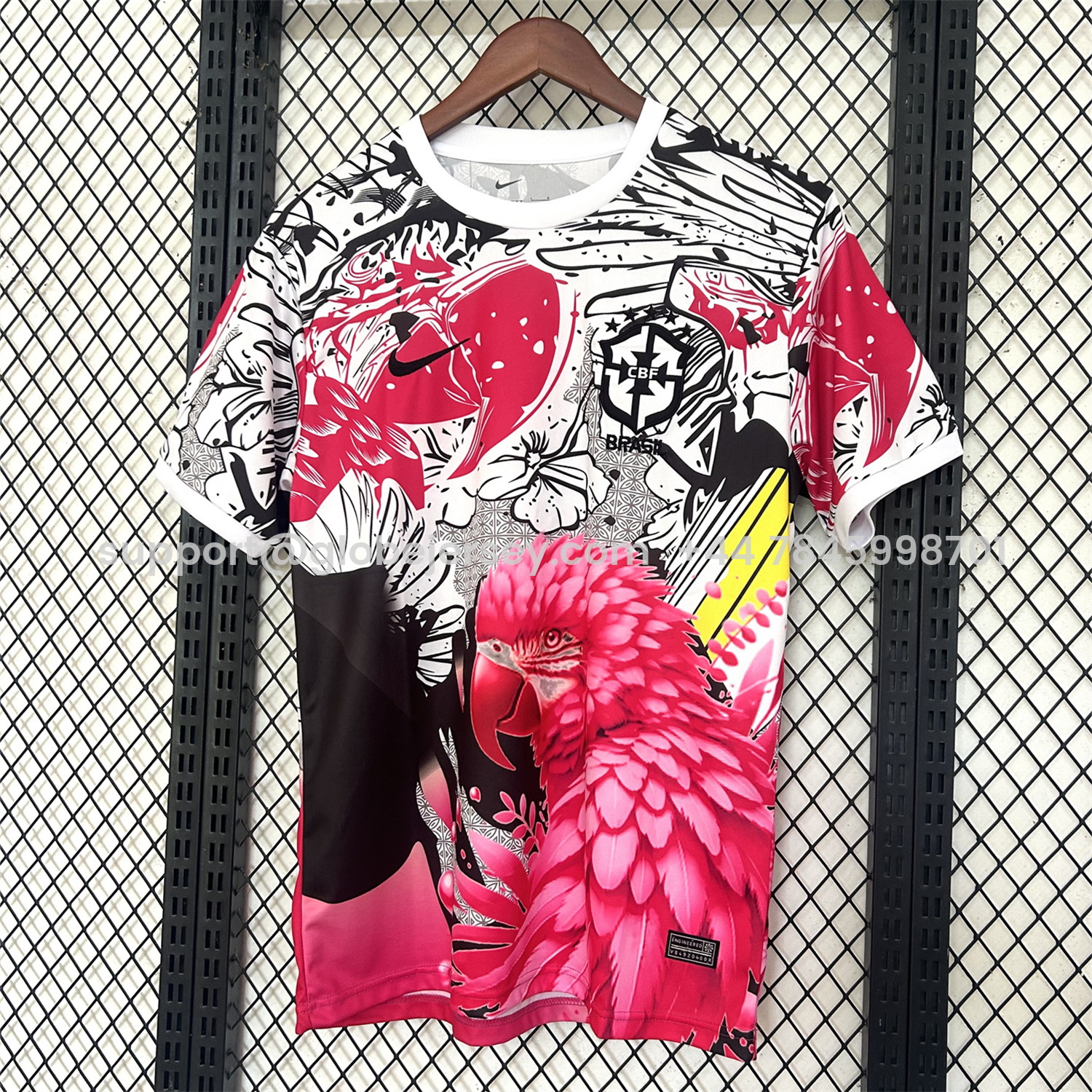 Brazil 2025 Red Macaw Special Jersey - Fans Version