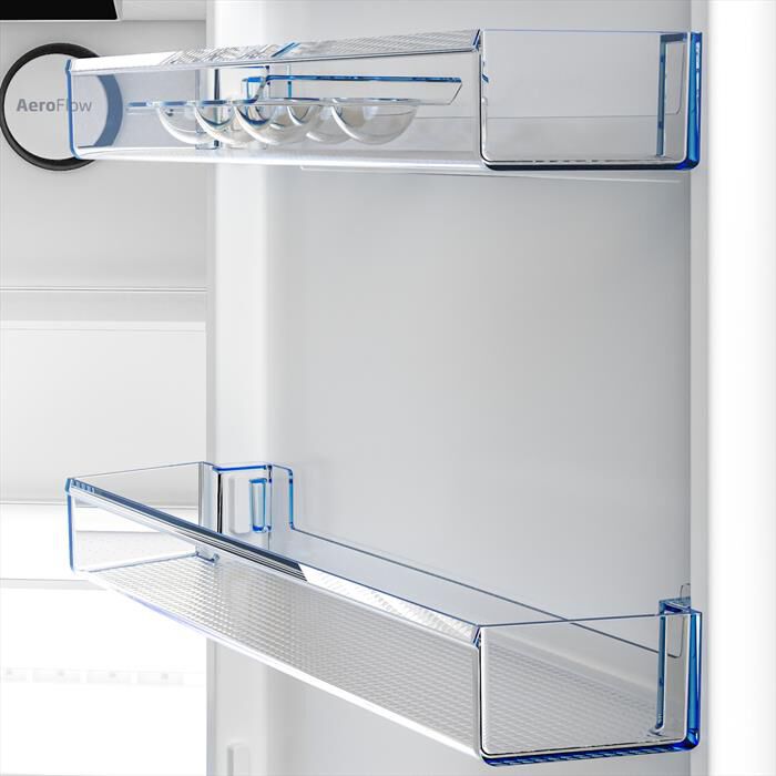 BEKO - Frigorifero combinato B5EUNA406HXB Classe C 355 lt-Metal Look