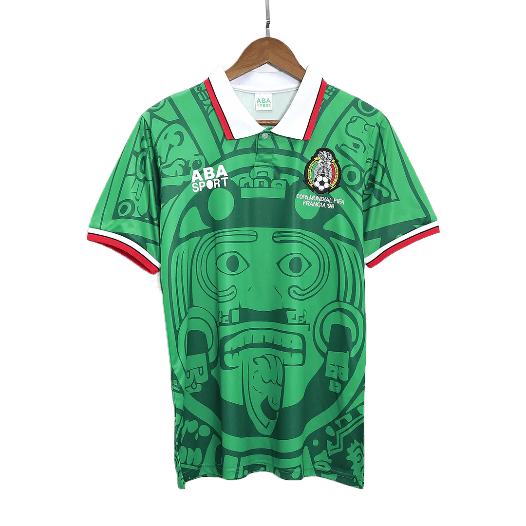 Mexico 1998 Home Retro Football Jersey