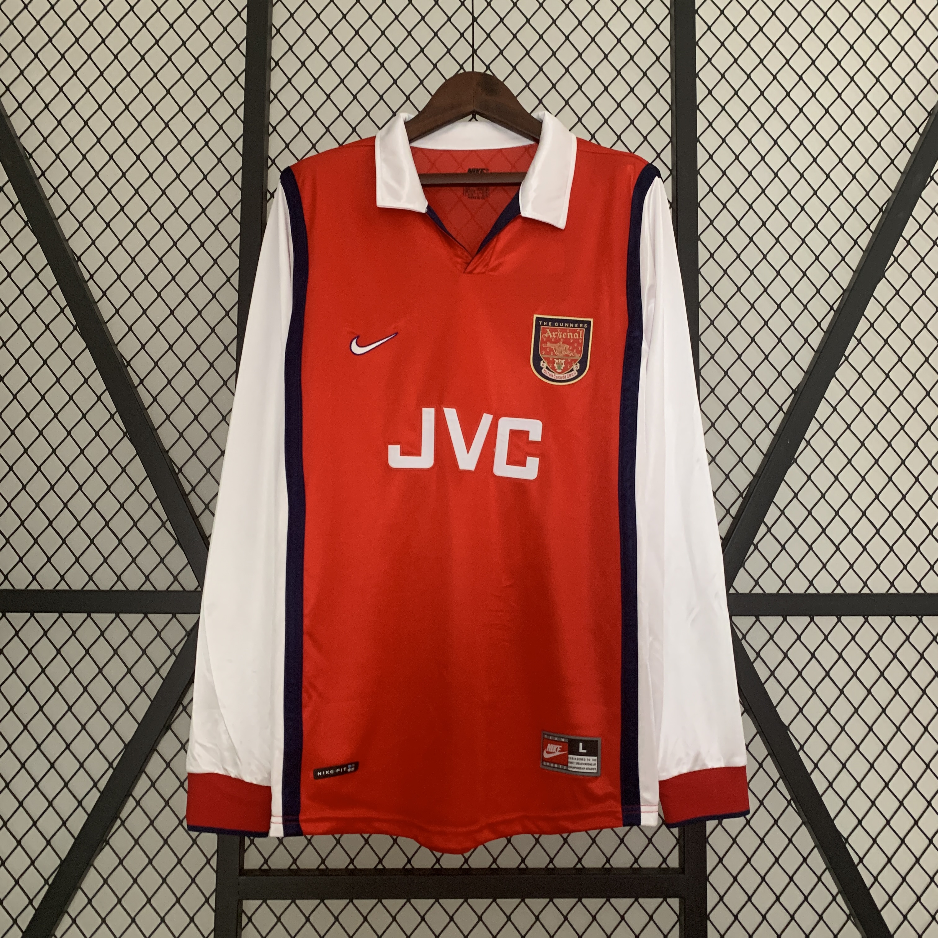 Retro Arsenal 98-99 Home Long Sleeve Jersey