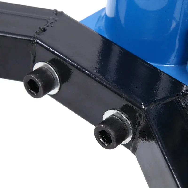 1660-lb Hydraulic Transmission Jack – Vertical Lift with 360° Swivel Pedal and Adjustable Height (33″–70″) (Blue)