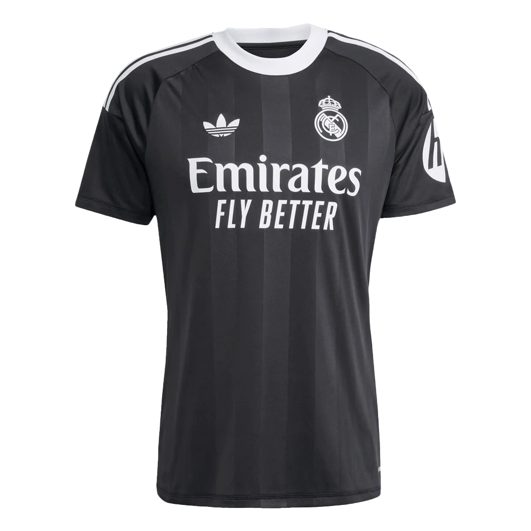 Real Madrid Goalkeeper Soccer Jersey 2025/26 Black