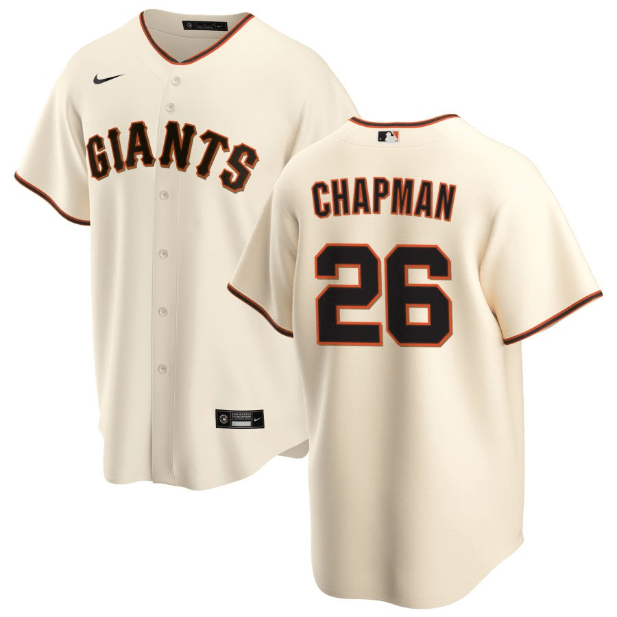 San Francisco Giants Nike Home Replica Custom Jersey