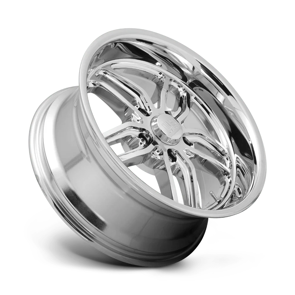 US Mag 1PC Aluminum Rim U127 CTEN 18X8in Chrome Plated Finish, U12718807345