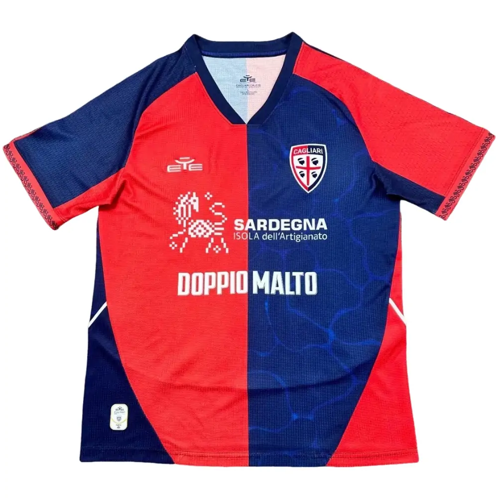 2025-26 Cagliari Calcio Home kit - Short Sleeve Fans Edition