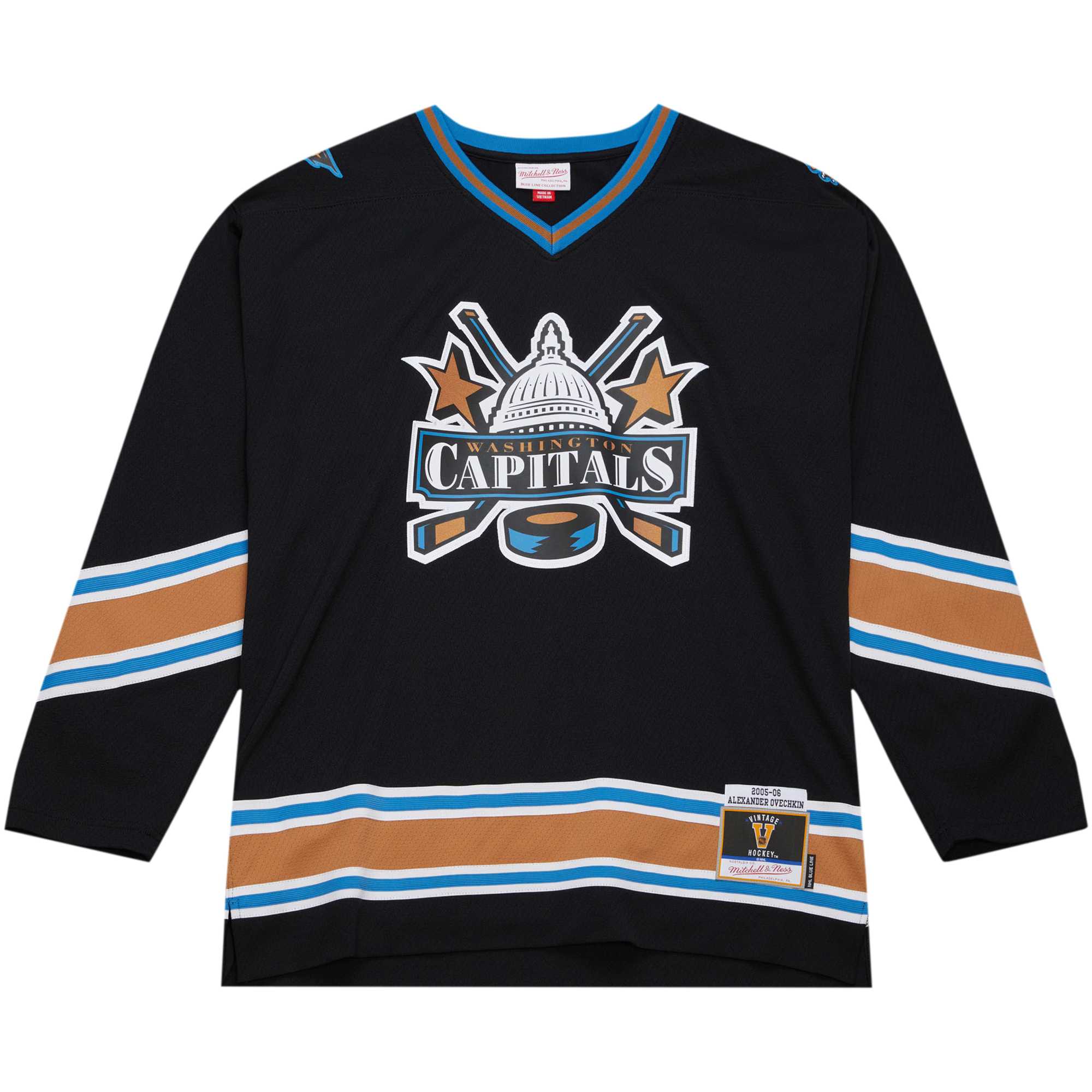 Alexander Ovechkin Washington Capitals Mitchell & Ness  2005/06 Blue Line   Jersey – Black