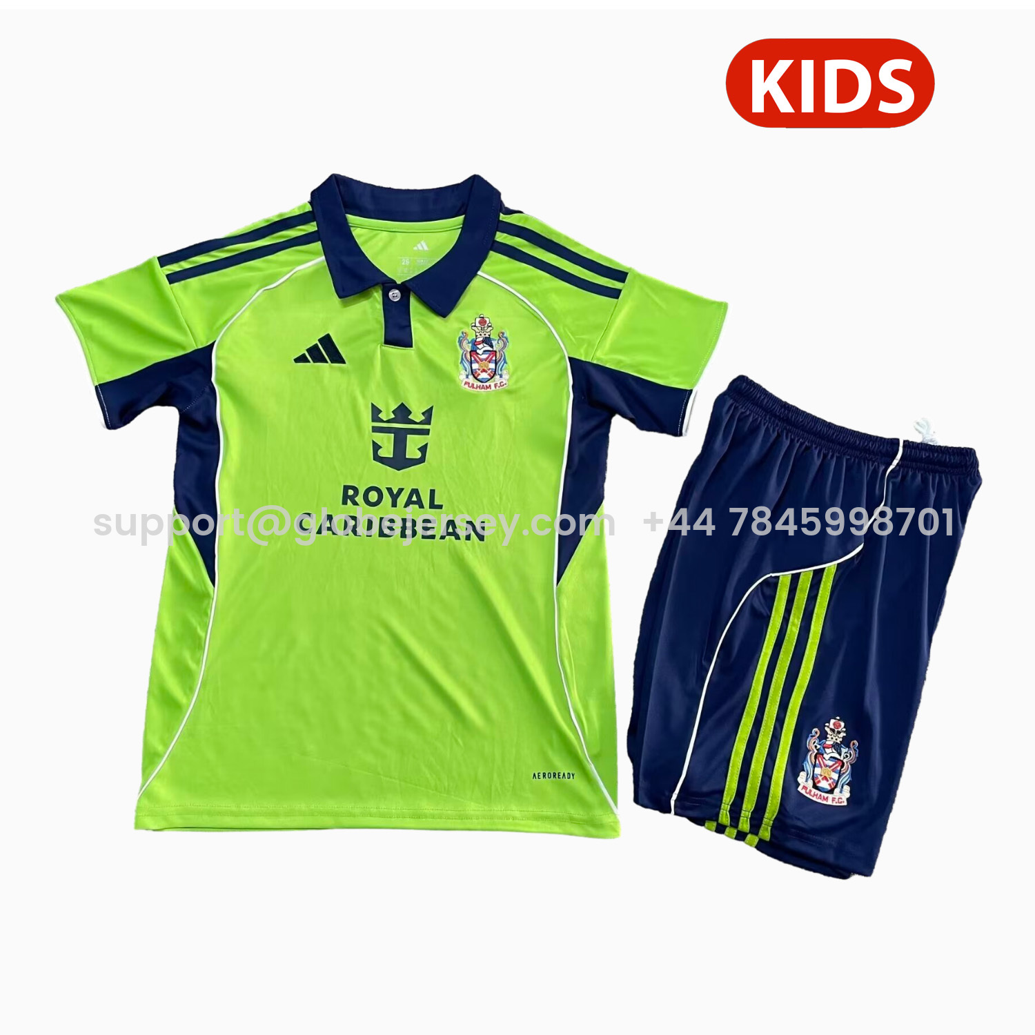 Fulham 25-26 Away Green Kids Kit