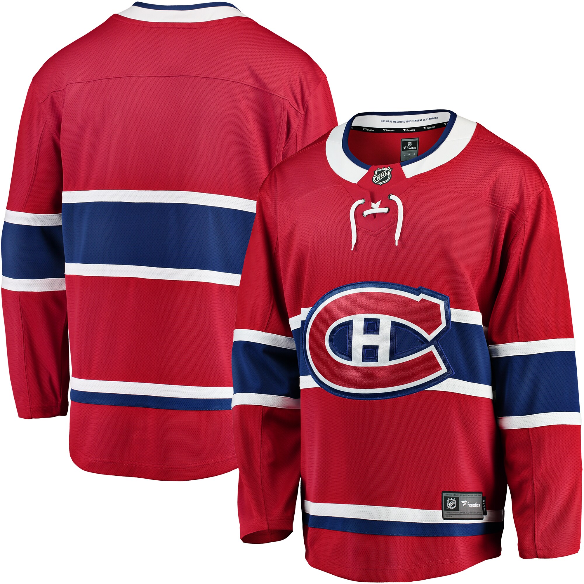Montreal Canadiens Fanatics Breakaway Home Jersey – Red