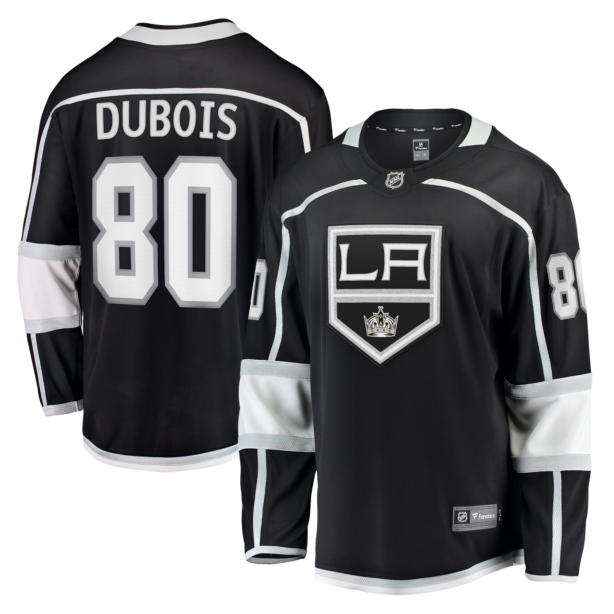 Pierre-Luc Dubois Los Angeles Kings Fanatics Home Breakaway Jersey – Black