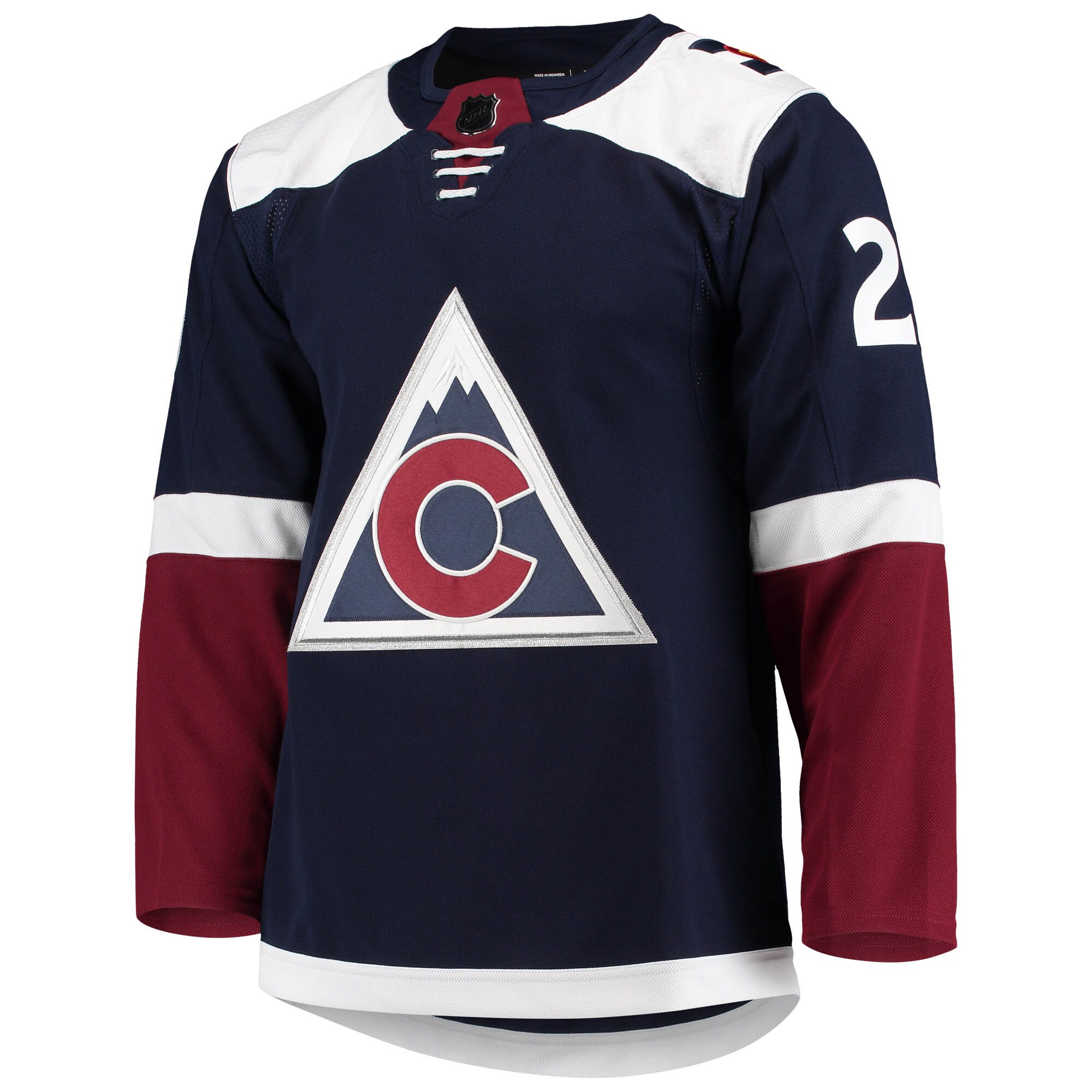 Nathan MacKinnon Colorado Avalanche  Alternate Primegreen    Jersey – Navy