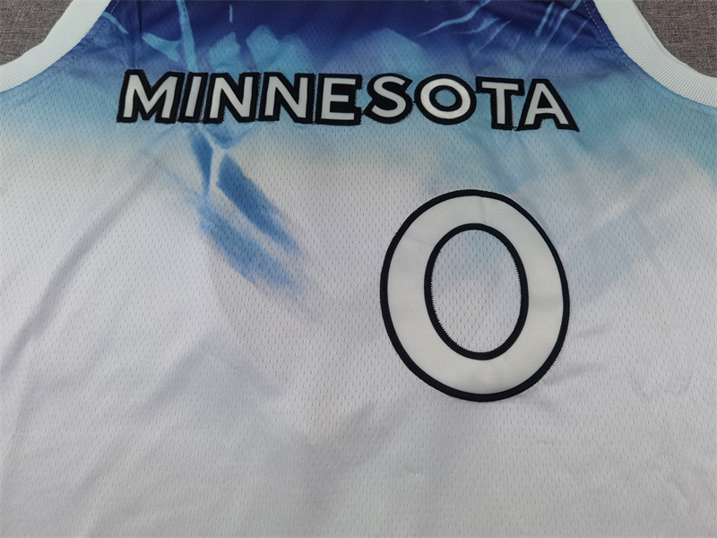 Unisex Minnesota Timberwolves 2024/25 Embroidered Swingman Jersey City Edition