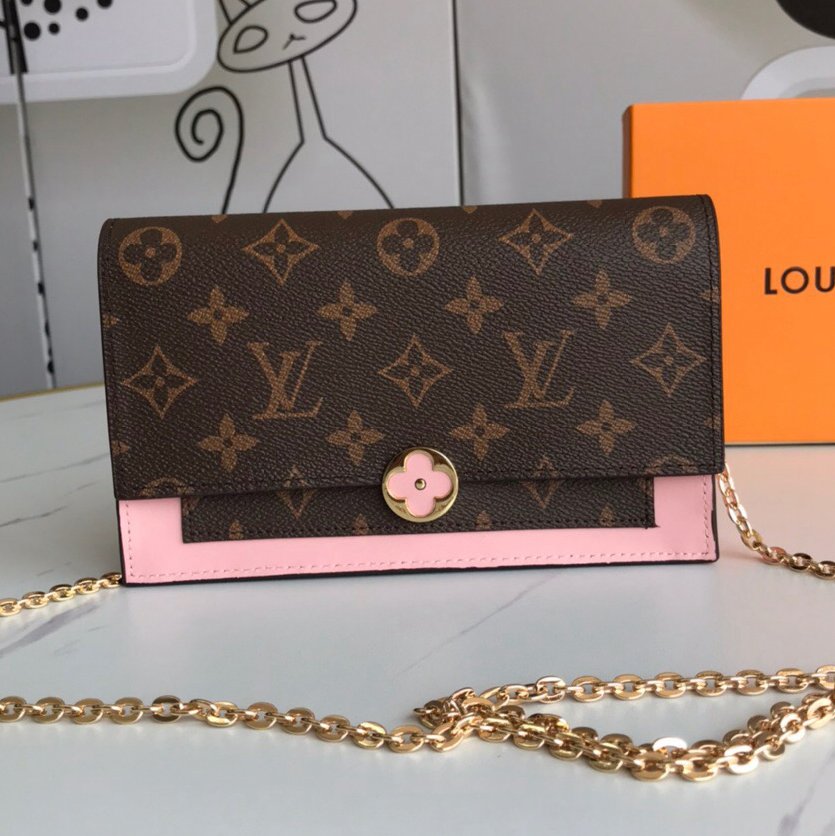 LV Flore Chain Wallet