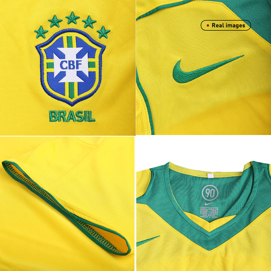 Brazil 2004 Home Retro Football Jersey