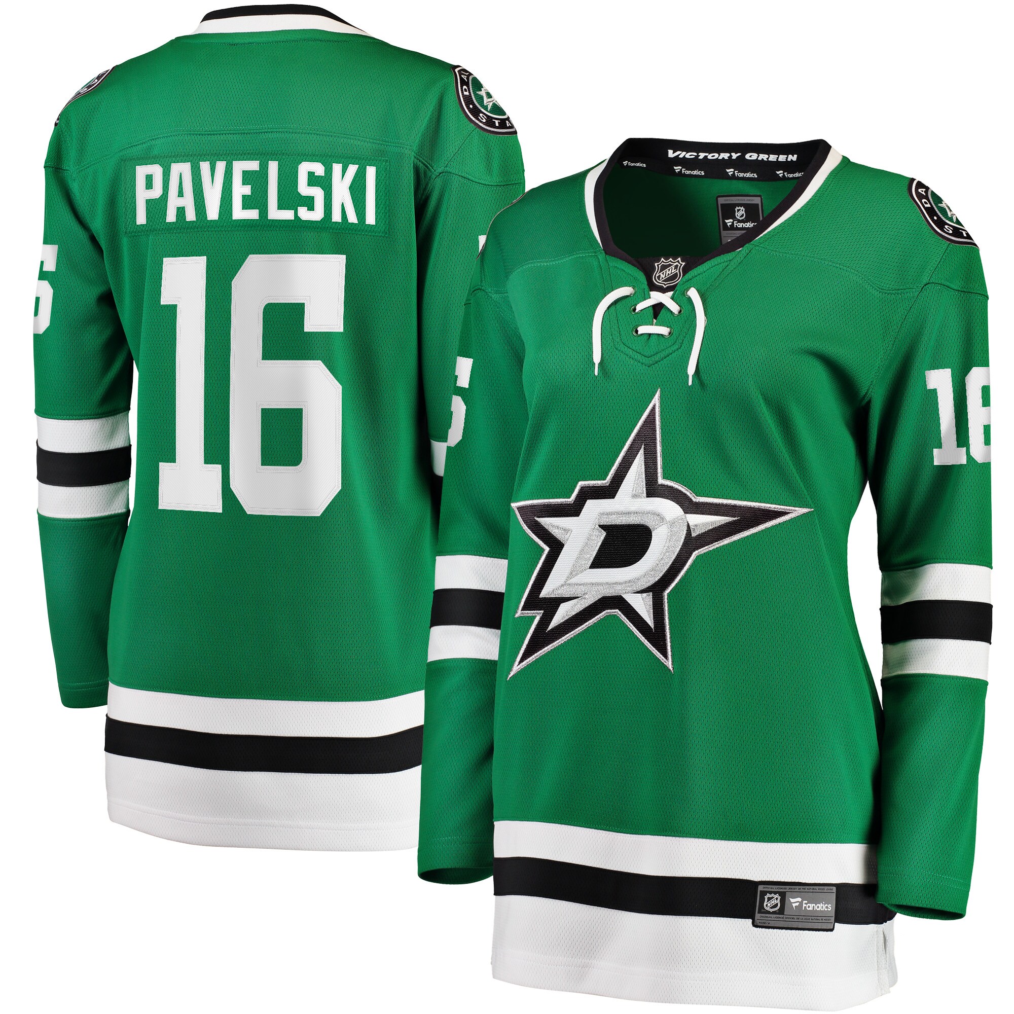 Joe Pavelski Dallas Stars Fanatics Women’s Breakaway Home   Jersey – Kelly Green