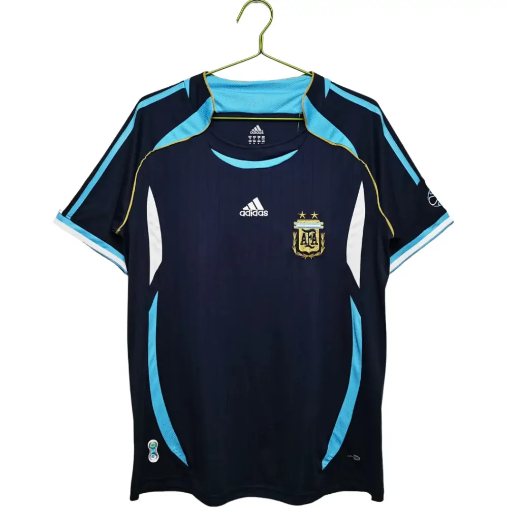 2006 Argentina Away Retro Jersey - Fans Edition