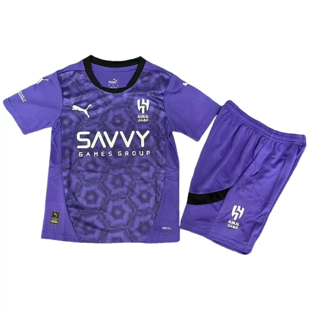 2024-25 New Season Al-Riyadh Crescent Kids Jersey - Fan Edition