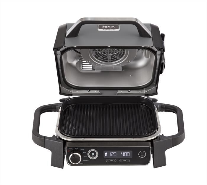 NINJA - BBQ elettrico Woodfire+affumicatore OG701EU-nero