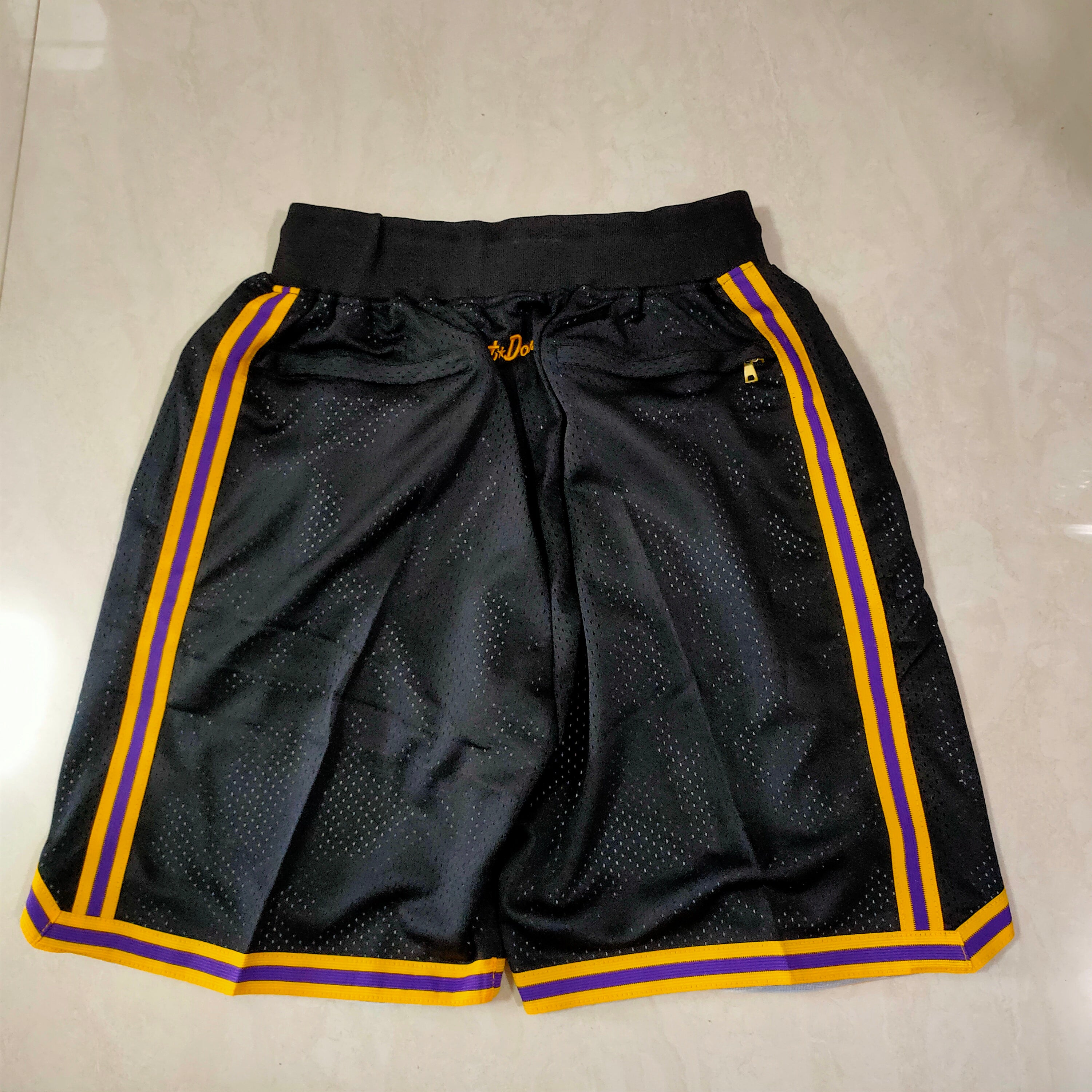 Los Angeles Lakers black K-pocket pants