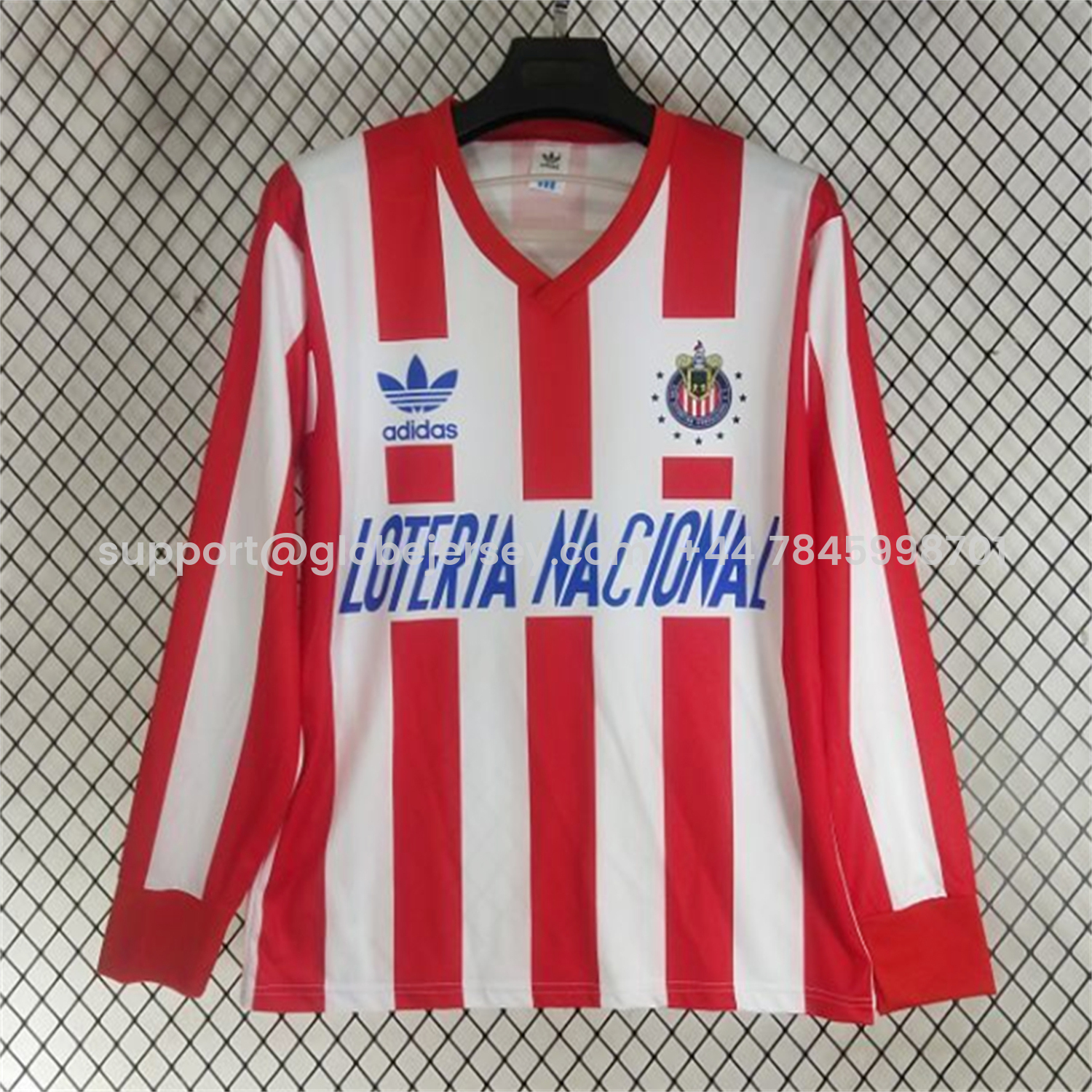 Retro Chivas de Guadalajara 1991-92 Home Long Sleeves Jersey
