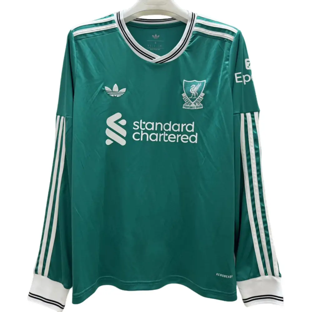 2025/26 Liverpool FC Second Away Long Sleeve Jersey - Fans Edition