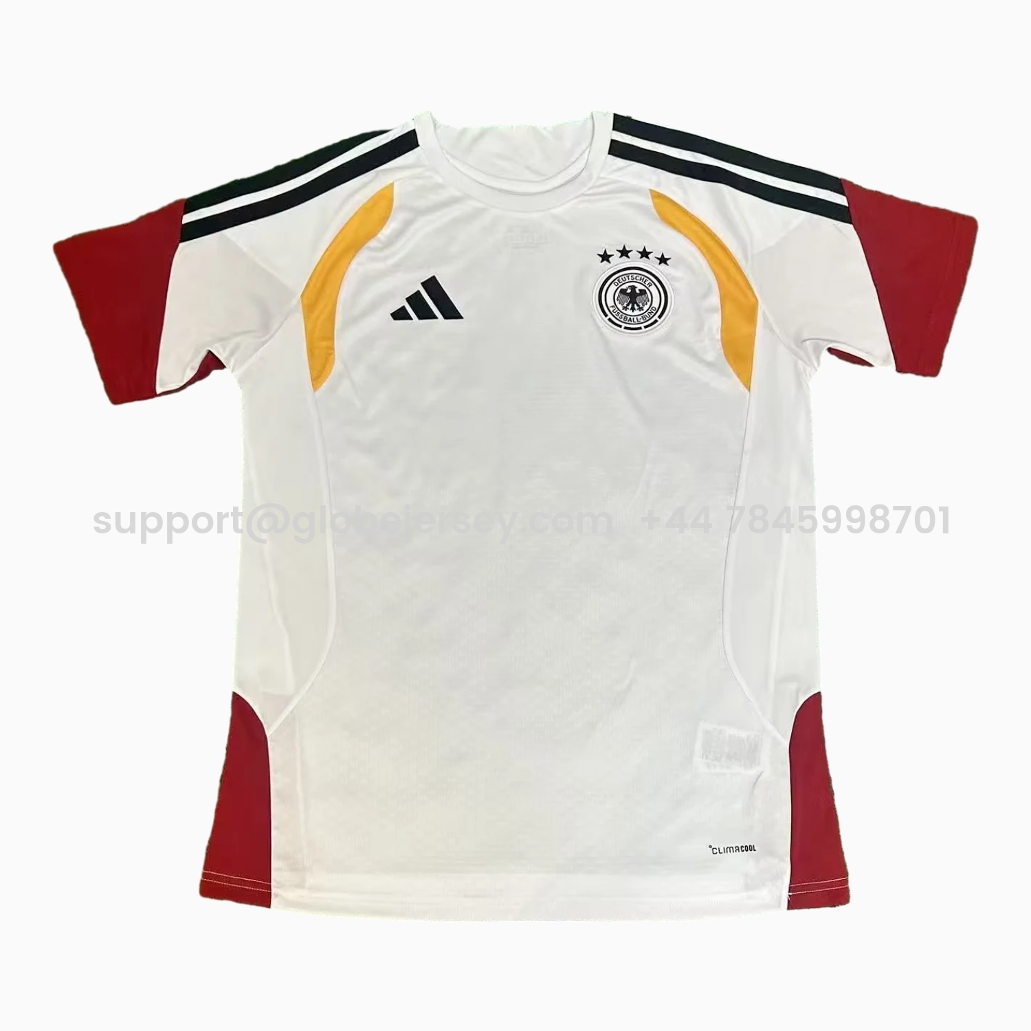 Germany 2026 White Pre-Match Training Jersey - Fans Version