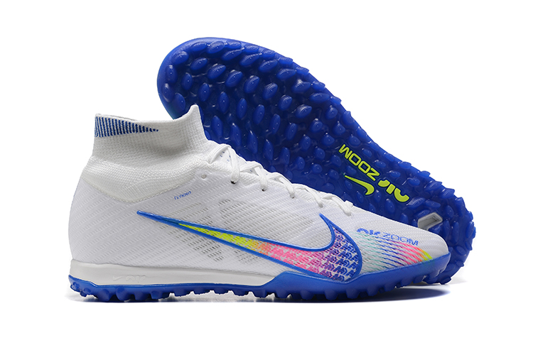 Assassin XV high-top fully knitted waterproof MD air cushion grass spike football shoes