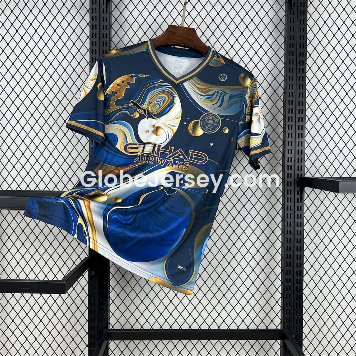 Manchester City 25-26 Blue Golden Fan-designed Special Edition Jersey - Fans Version