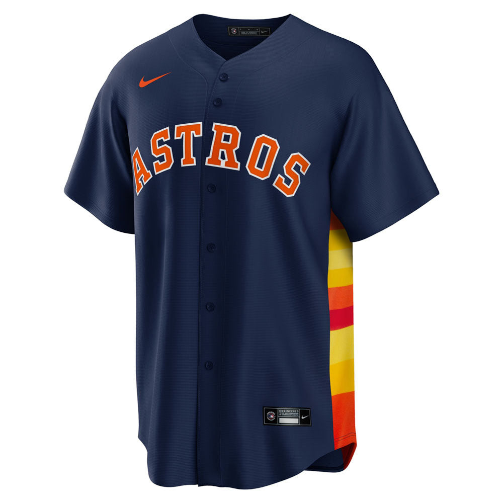Men's Houston Astros Jose Altuve Alternate Player Name Jersey - Navy