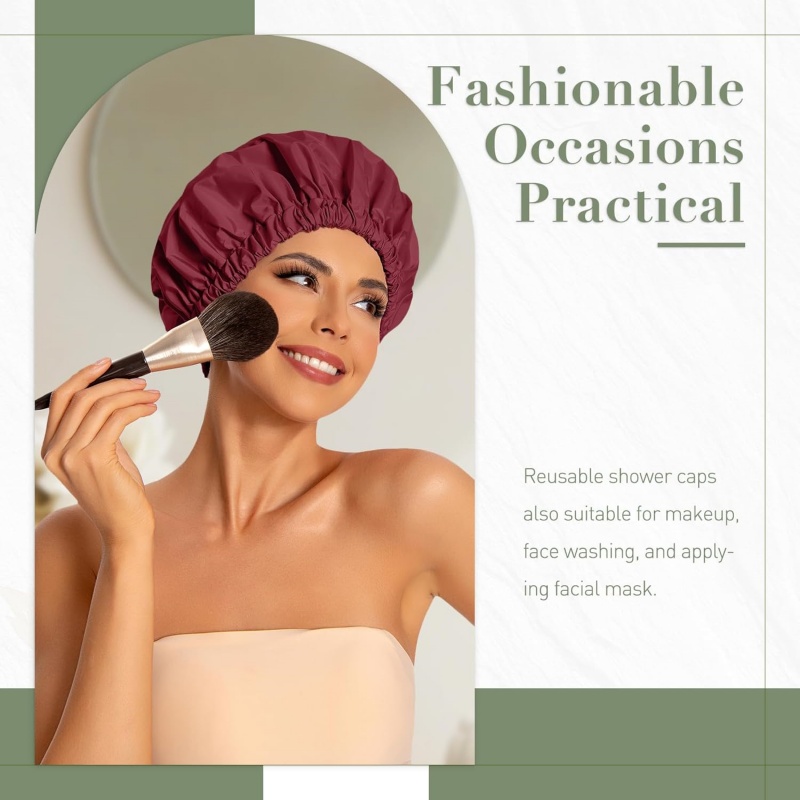 Reusable Shower Cap for Women