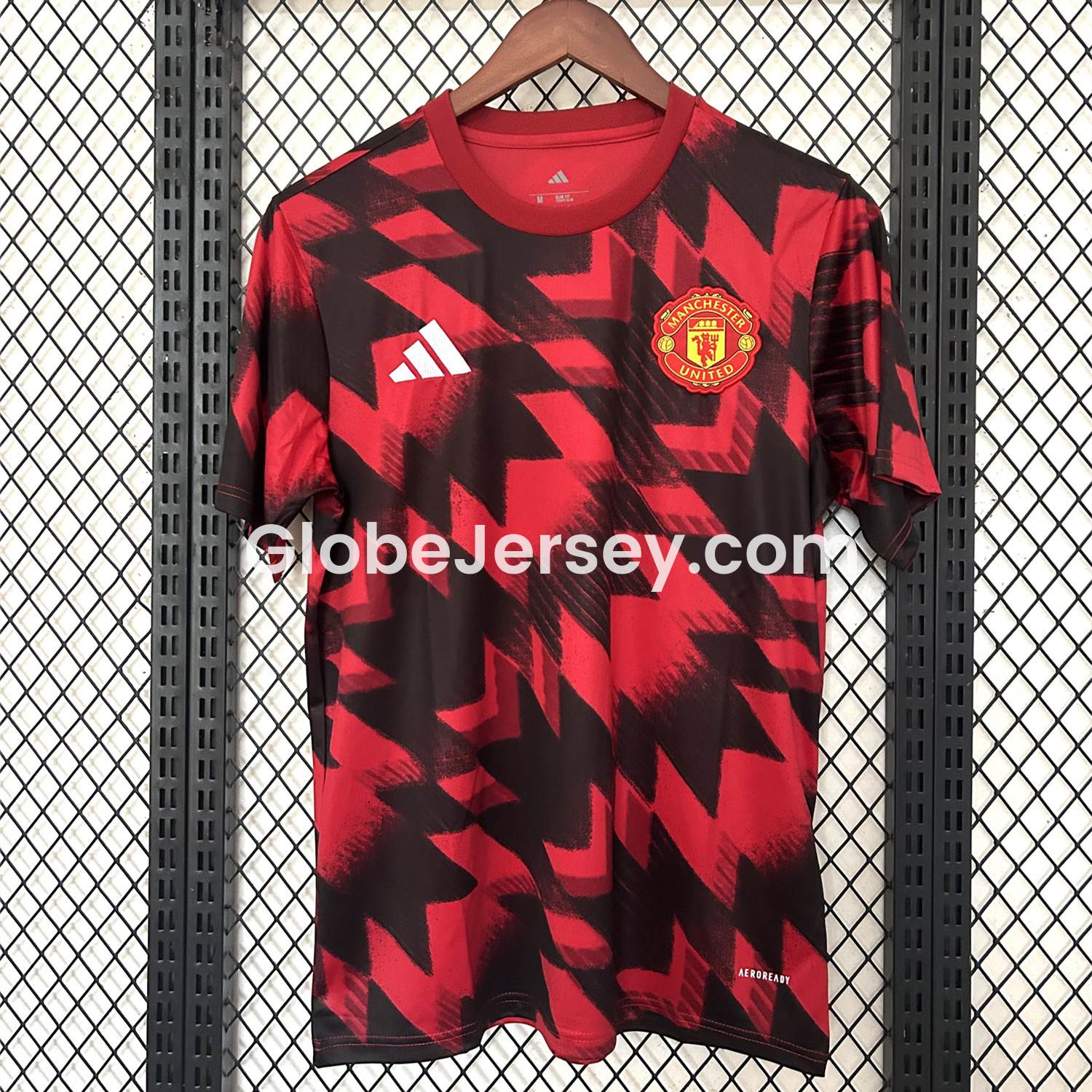 Manchester United 25-26 Red Pre-match Training Jersey - Fans Version