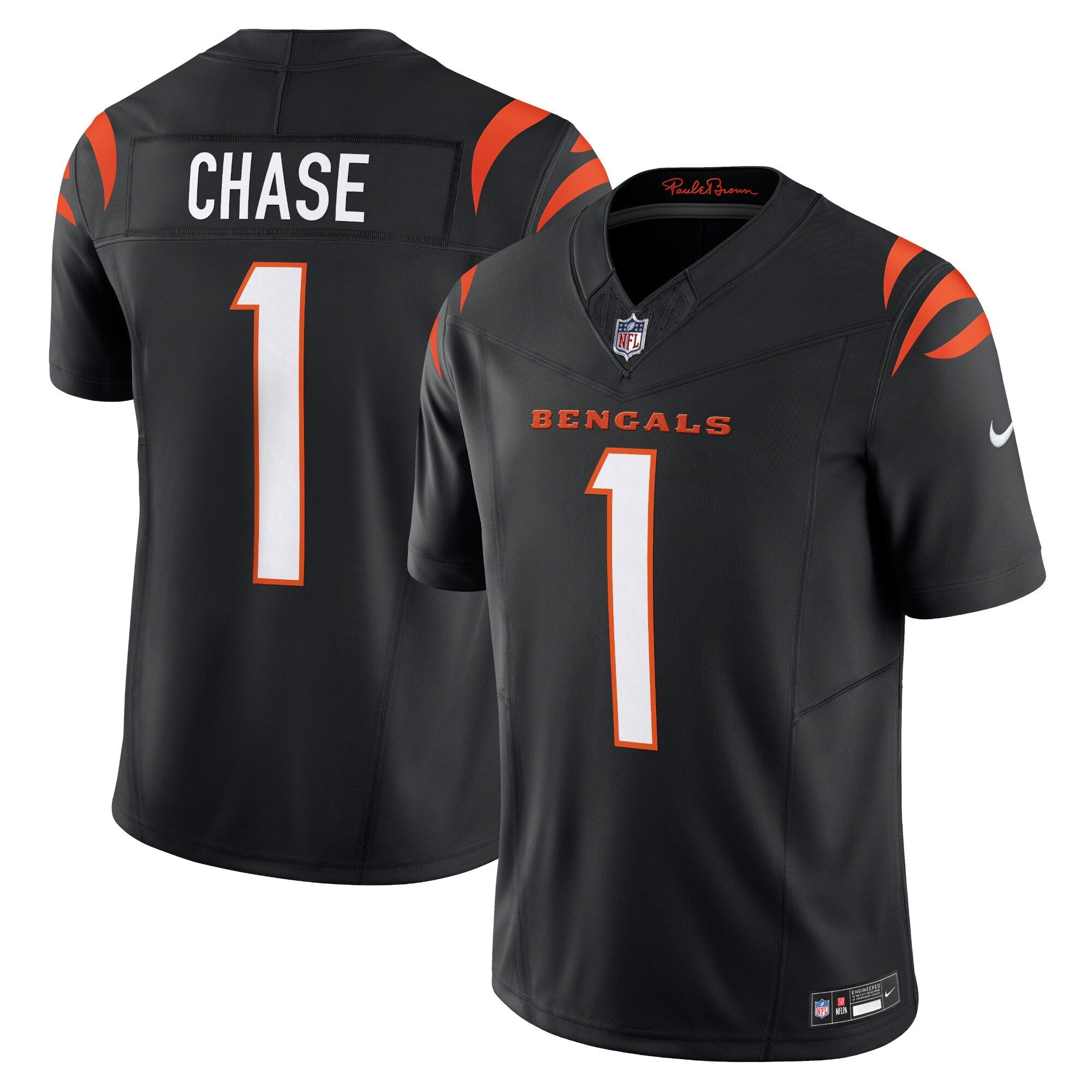 Ja'Marr Chase Cincinnati Bengals Nike Vapor F.U.S.E. Limited Jersey - Black