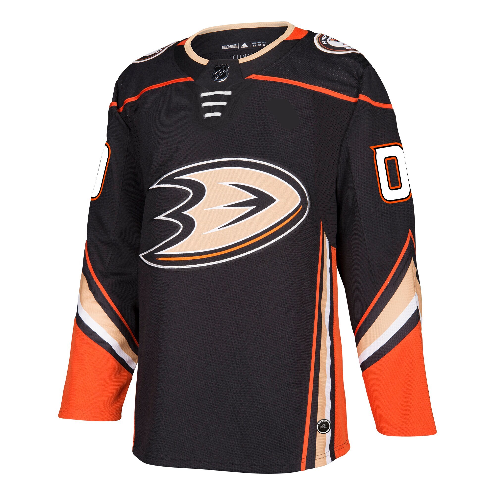 Anaheim Ducks   Custom Jersey – Black