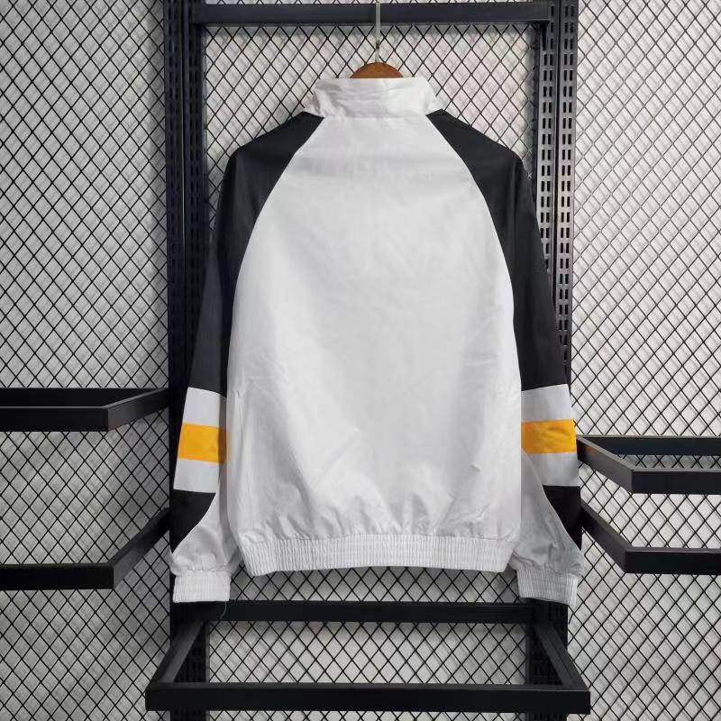 2023/2024 Real Madrid white pullover windbreaker