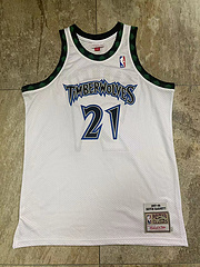 Kevin Garnett Minnesota Timberwolves 21 White MN