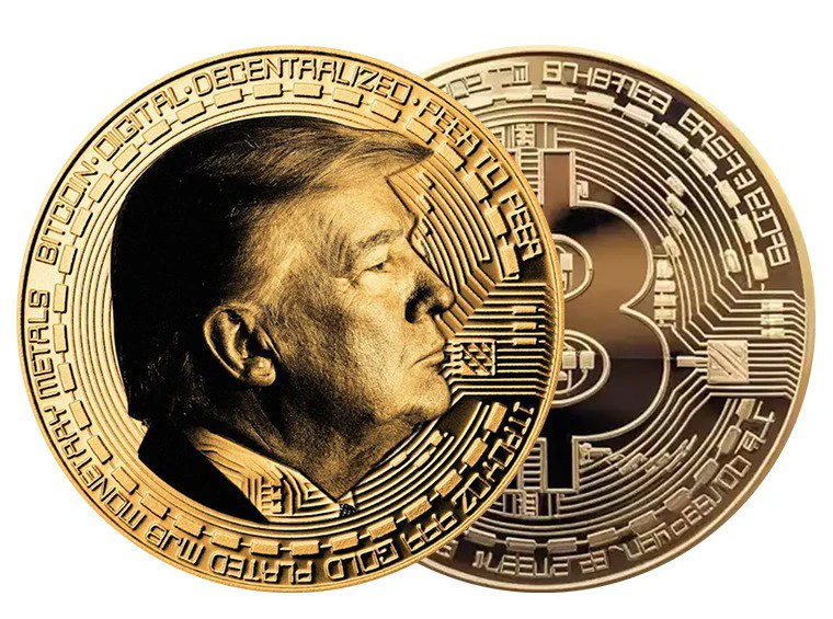 TRUMP FIRST EDITION GOLD BTC COIN