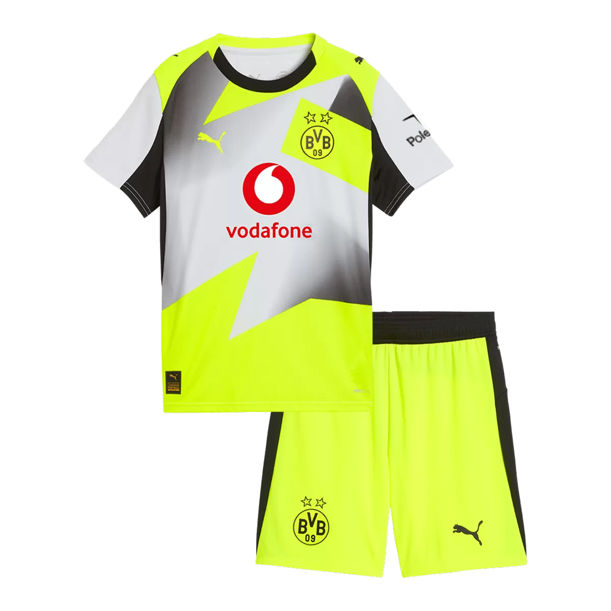 Kid's Borussia Dortmund Away Kit - Jersey+Shorts 2025/26