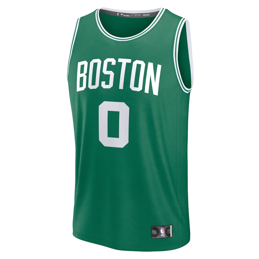 Men's Boston Celtics Jayson Tatum Fanatics Kelly Green Fast Break Replica Jersey - Icon Edition