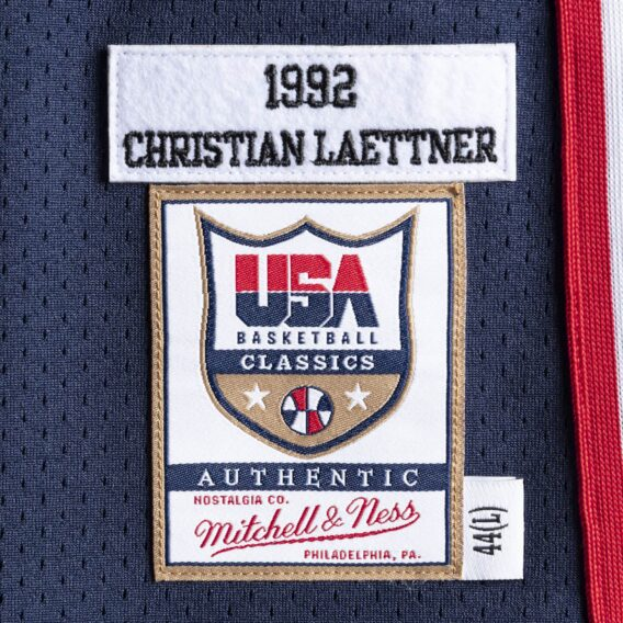 USA team 1992 jersey. Christian Laettner. Number 4