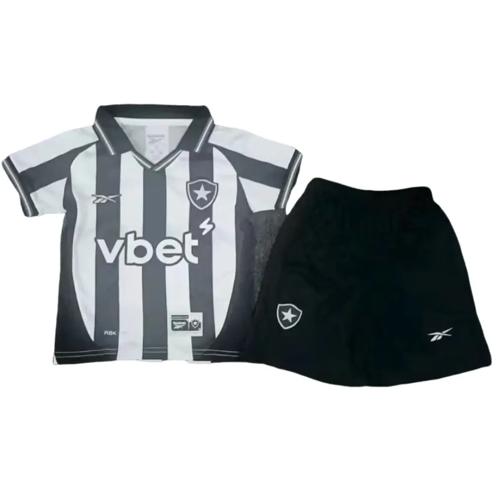 2025-26 Botafogo Home Jersey Children's Set - Fans Edition