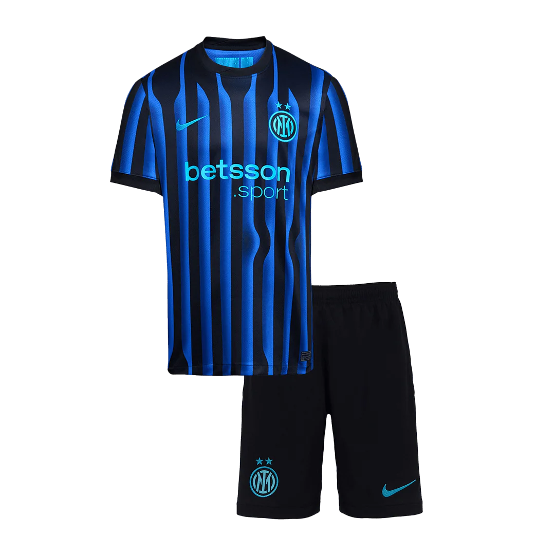 Inter Milan Kid's Home Kit - Jersey+Shorts 2025-26